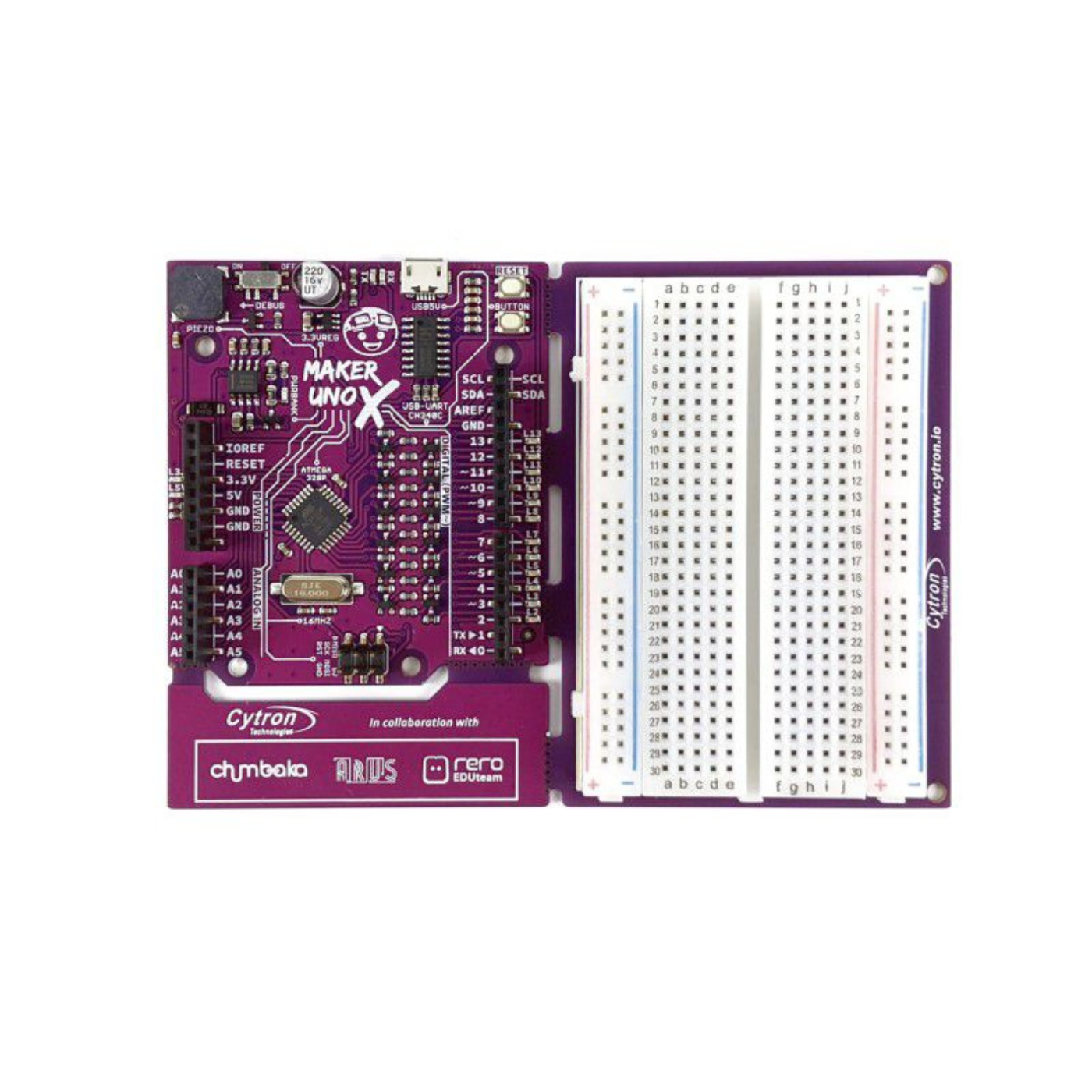 Cytron Maker UNO X – Arduino Compatible Development Board for Classroom -Robocraze
