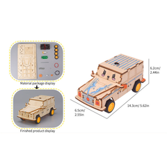 Pludo STEM Kit Audio Racer – DIY Car Kit for Kids 8–11 | Grade 3–5 Voice-Controlled STEM Toy - Robocraze