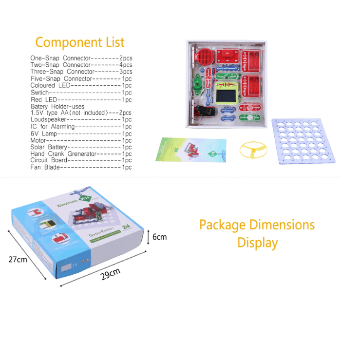 24 Experiments Electronics Kit