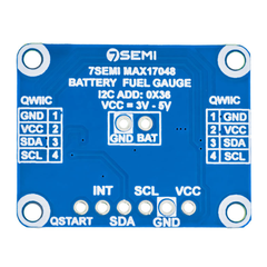 7Semi MAX17048 LiPoly - LiIon  Battery Fuel Gauge Breakout Module