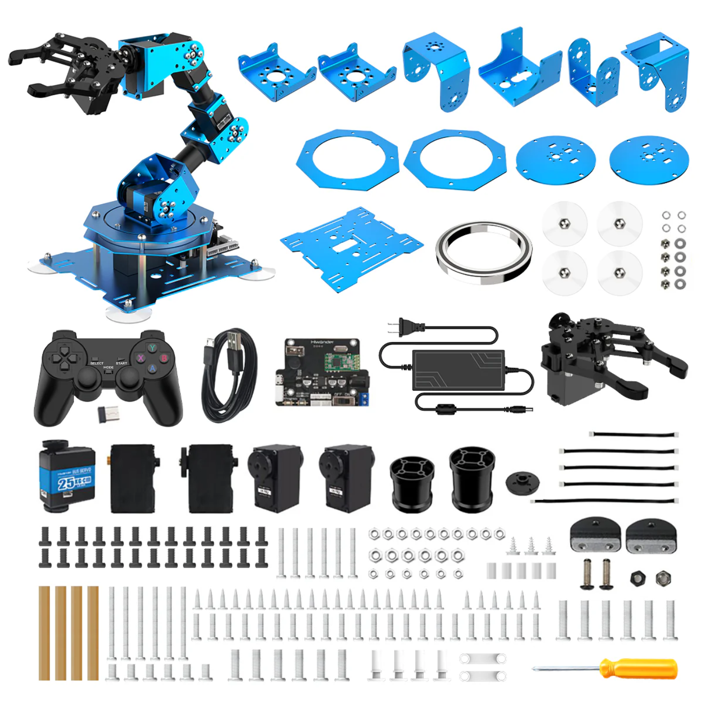 Xarm 1S Hiwonder Intelligent Bus Servo Robotic Arm for Programming