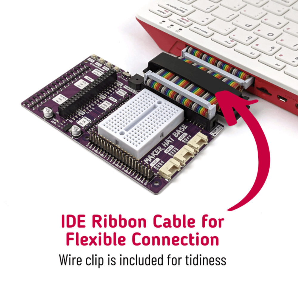 Maker Hat Base for Raspberry Pi 400 – GPIO Extension Board with Grove Ports -Robocraze