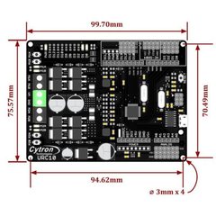 Cytron URC10 Sumo Robot Controller R1.1 Arduino-Compatible Motor Driver Board -Robocraze