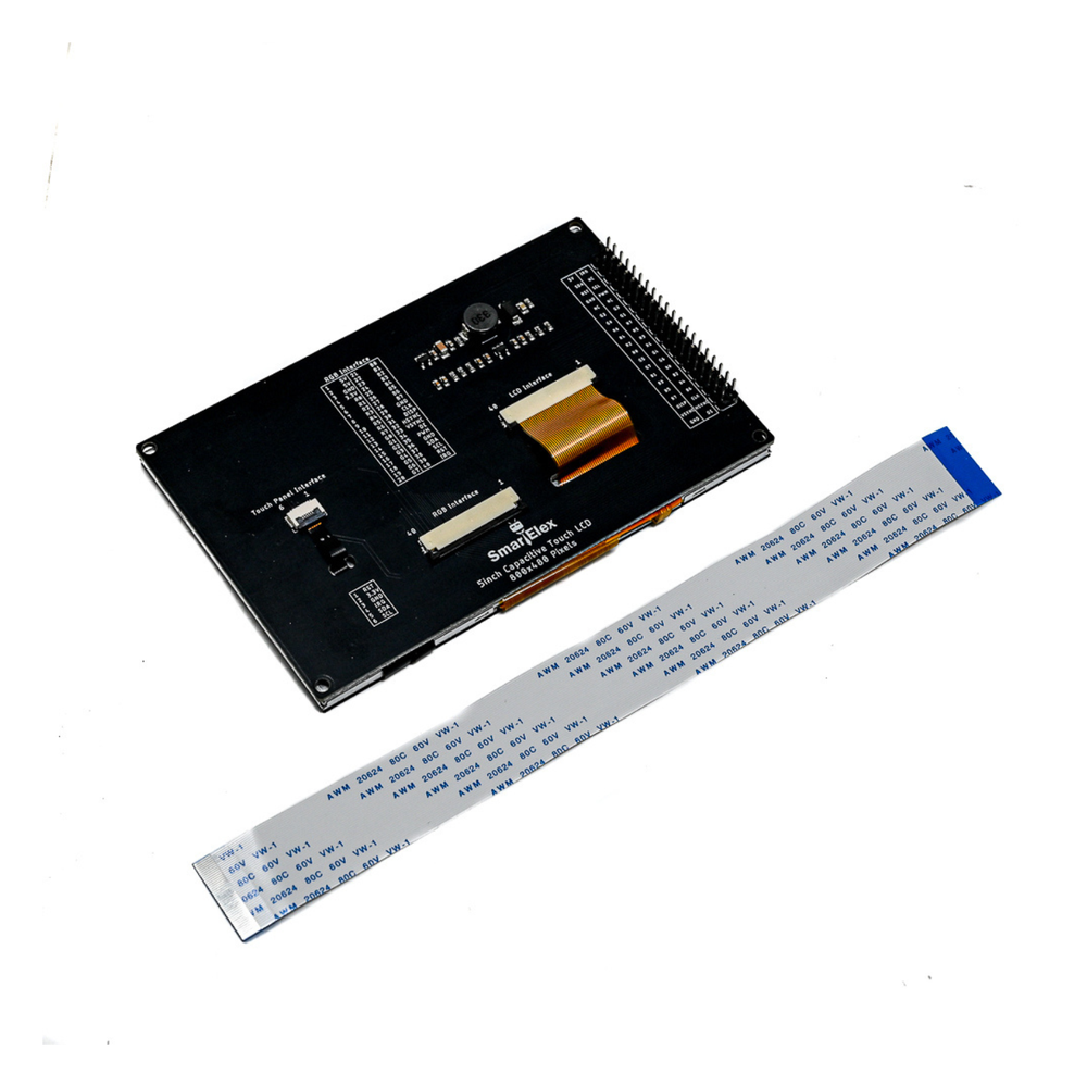 SmartElex 5-inch TFT LCD Capacitive Touch Display 800×480 - robocraze