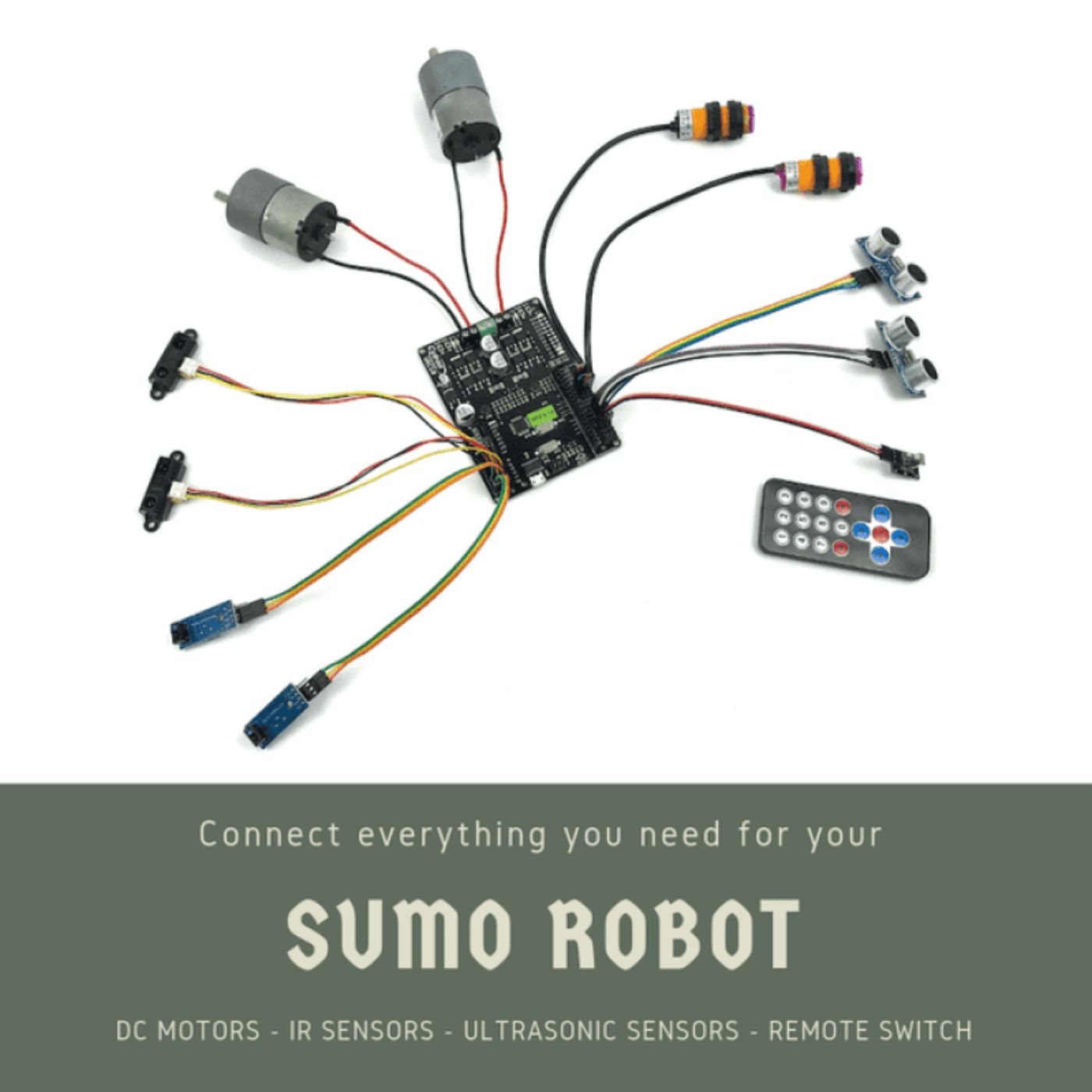 Cytron URC10 Sumo Robot Controller R1.1 Arduino-Compatible Motor Driver Board -Robocraze