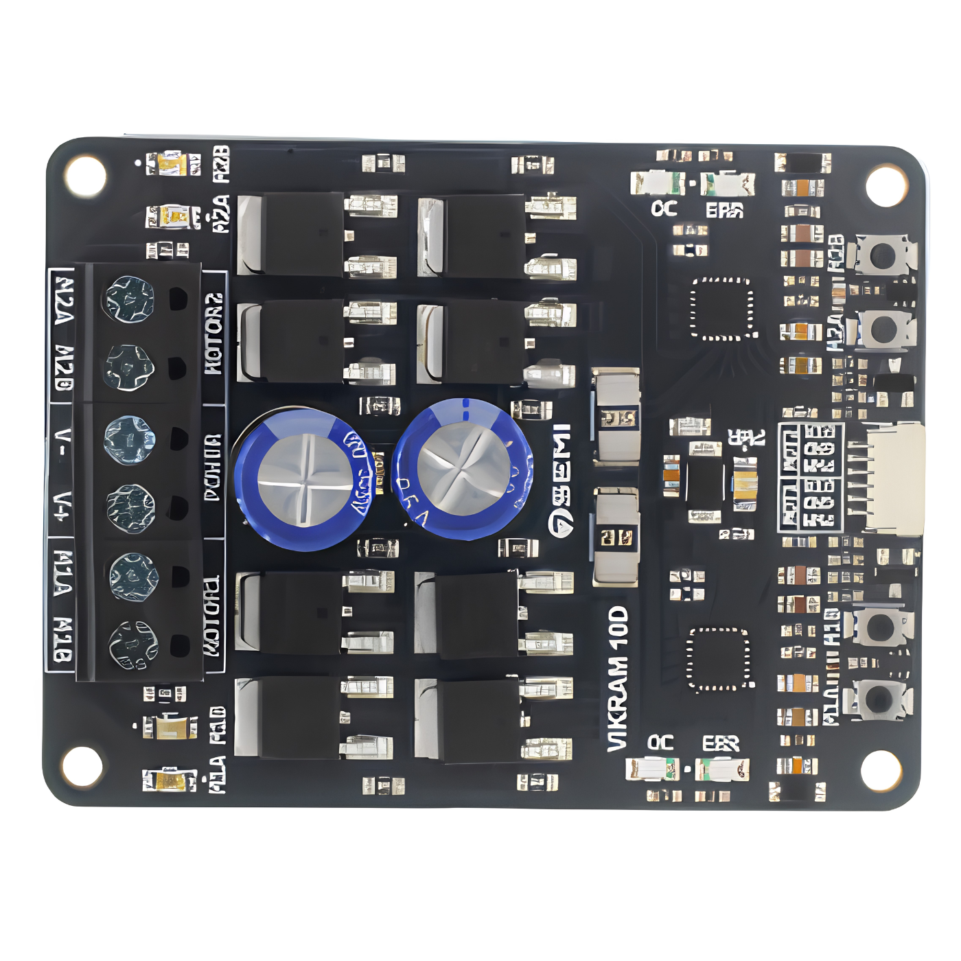 7Semi 10A Dual Channel DC Motor Driver 5V–30V VIKRAM-3010D - Robocraze