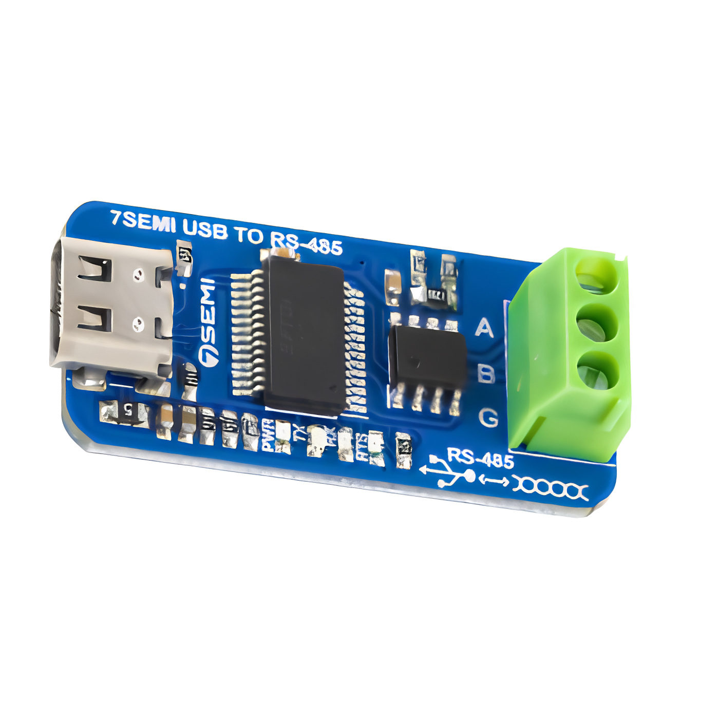 7Semi FT232RNL USB-C to RS485 Industrial Converter - Robocraze