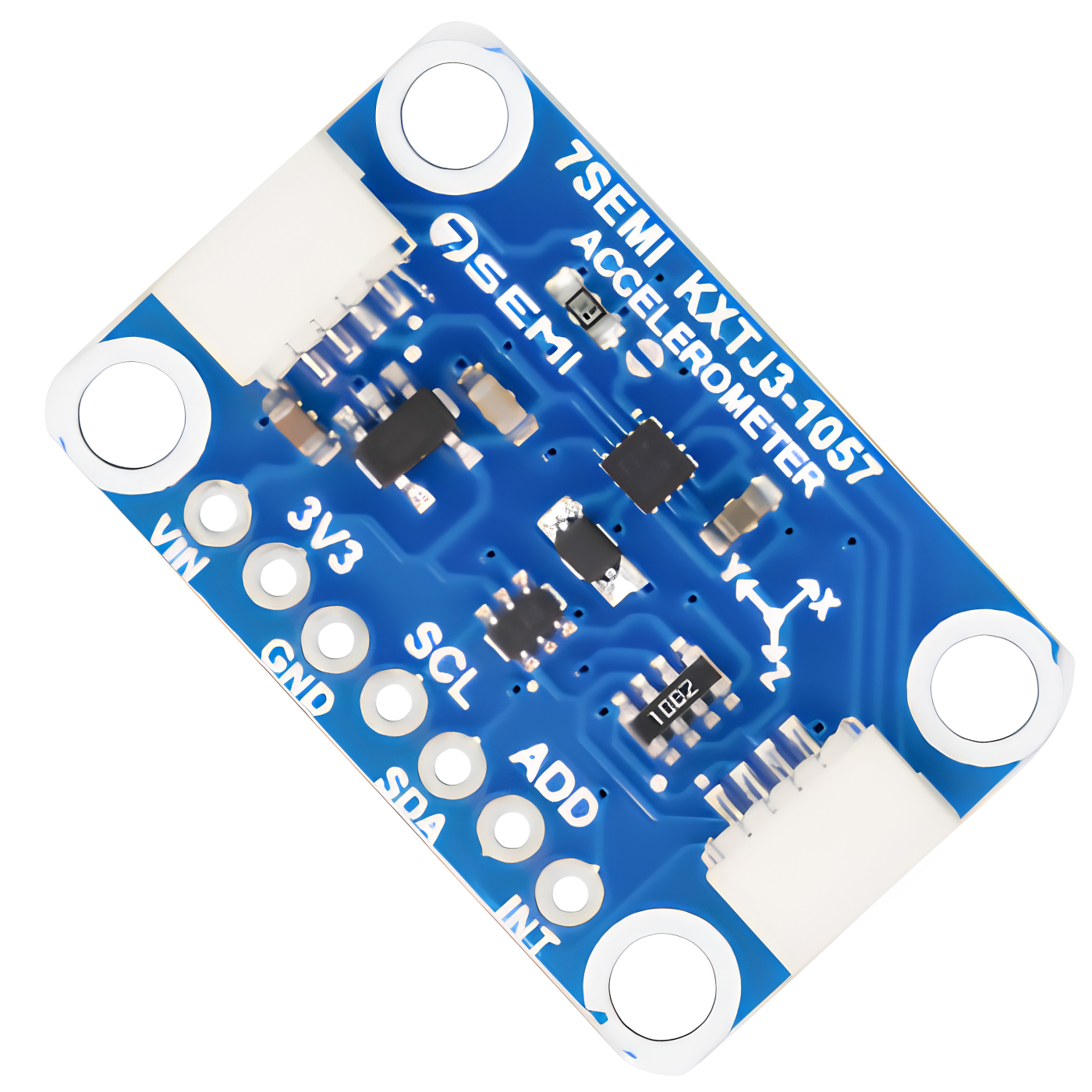 7Semi KXTJ3-1057 Qwiic 3-Axis Accelerometer Board - Robocraze