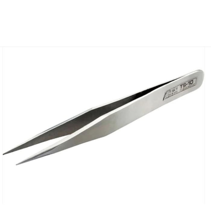 TS10 Straight Tweezer – Straight tweezer for professional & DIY use – tweezer - Hand Tool - Robocraze