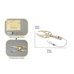 Pludo STEM Kit Fluid Force – DIY Science Experiment Kit for Kids 11–14 | Grade 6–8 Hydraulic Manipulator Project -DIY Kit -Pludo Education Kit -Robocraze