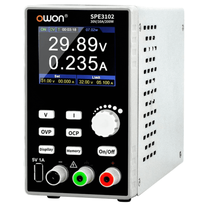 OWON SPE3102 30V 10A Programmable DC Power Supply