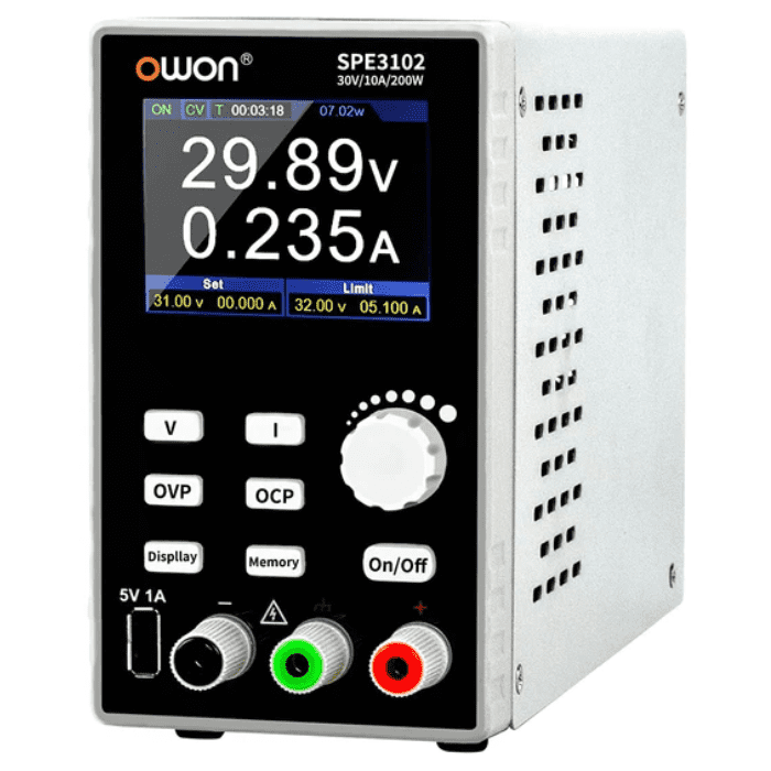 OWON SPE3102 30V 10A Programmable DC Power Supply – Owon DC Power Supply - Robocraze