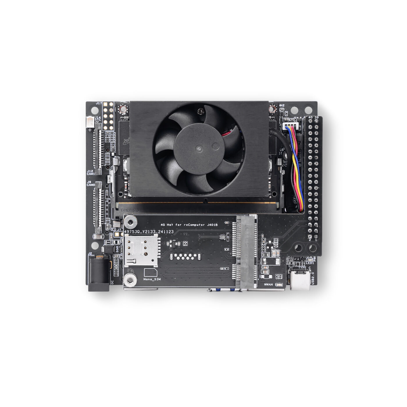 reComputer J4012B Edge AI Computer Powered by NVIDIA Jetson Orin NX 16GB 100 TOPS AI -Robocraze