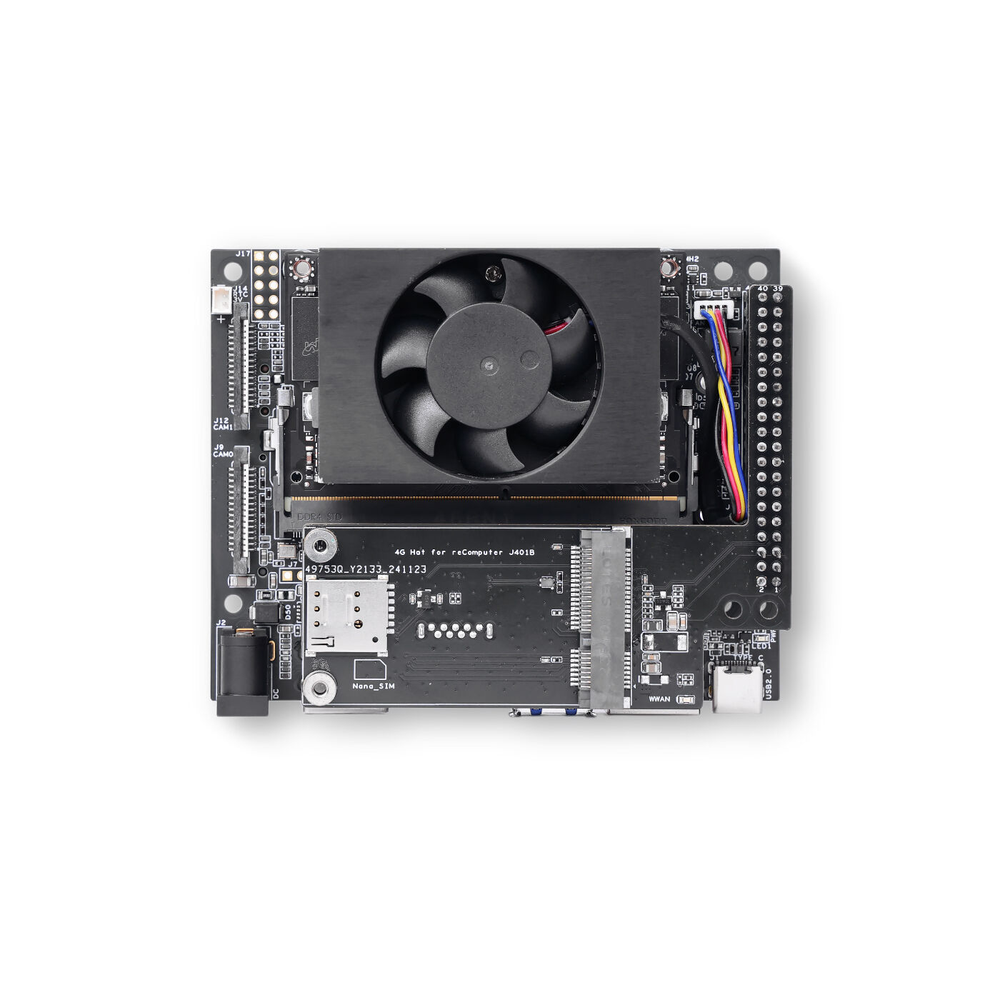 reComputer J4012B Edge AI Computer Powered by NVIDIA Jetson Orin NX 16GB 100 TOPS AI -Robocraze