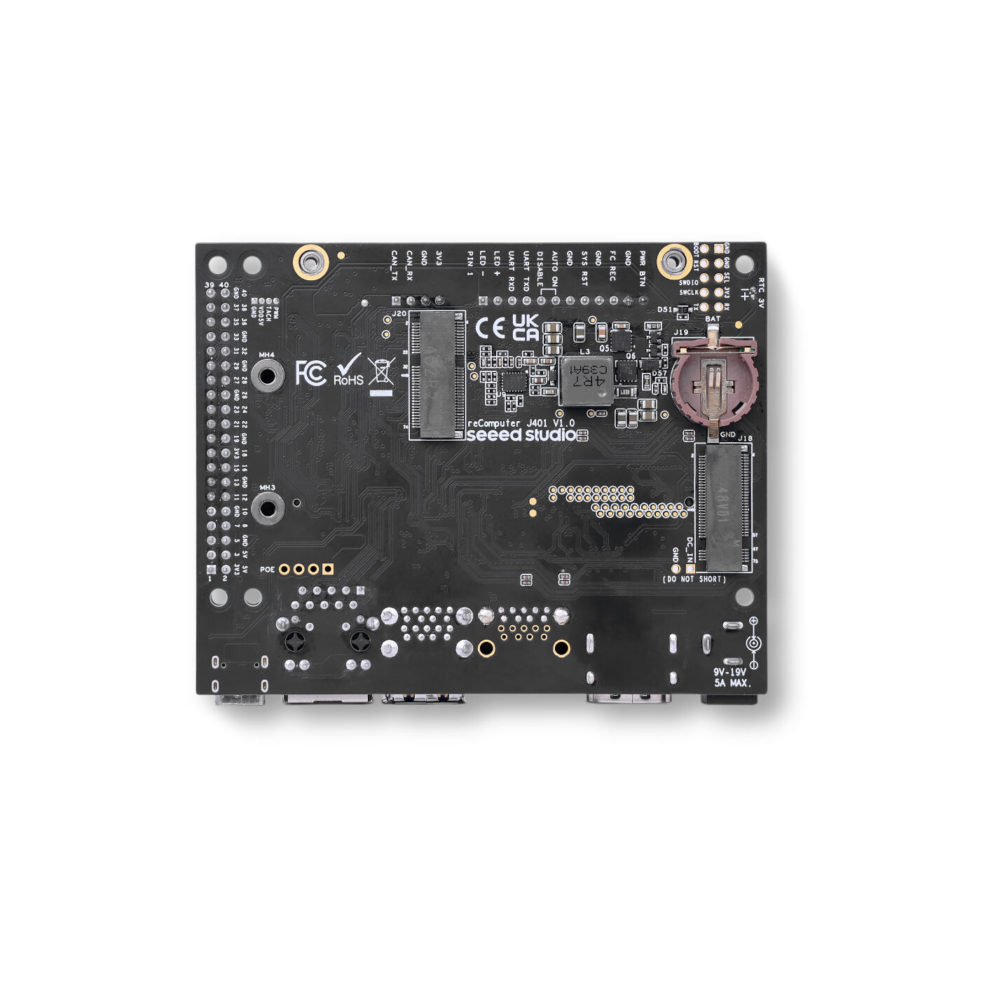 reComputer J4012B Edge AI Computer Powered by NVIDIA Jetson Orin NX 16GB 100 TOPS AI -Robocraze