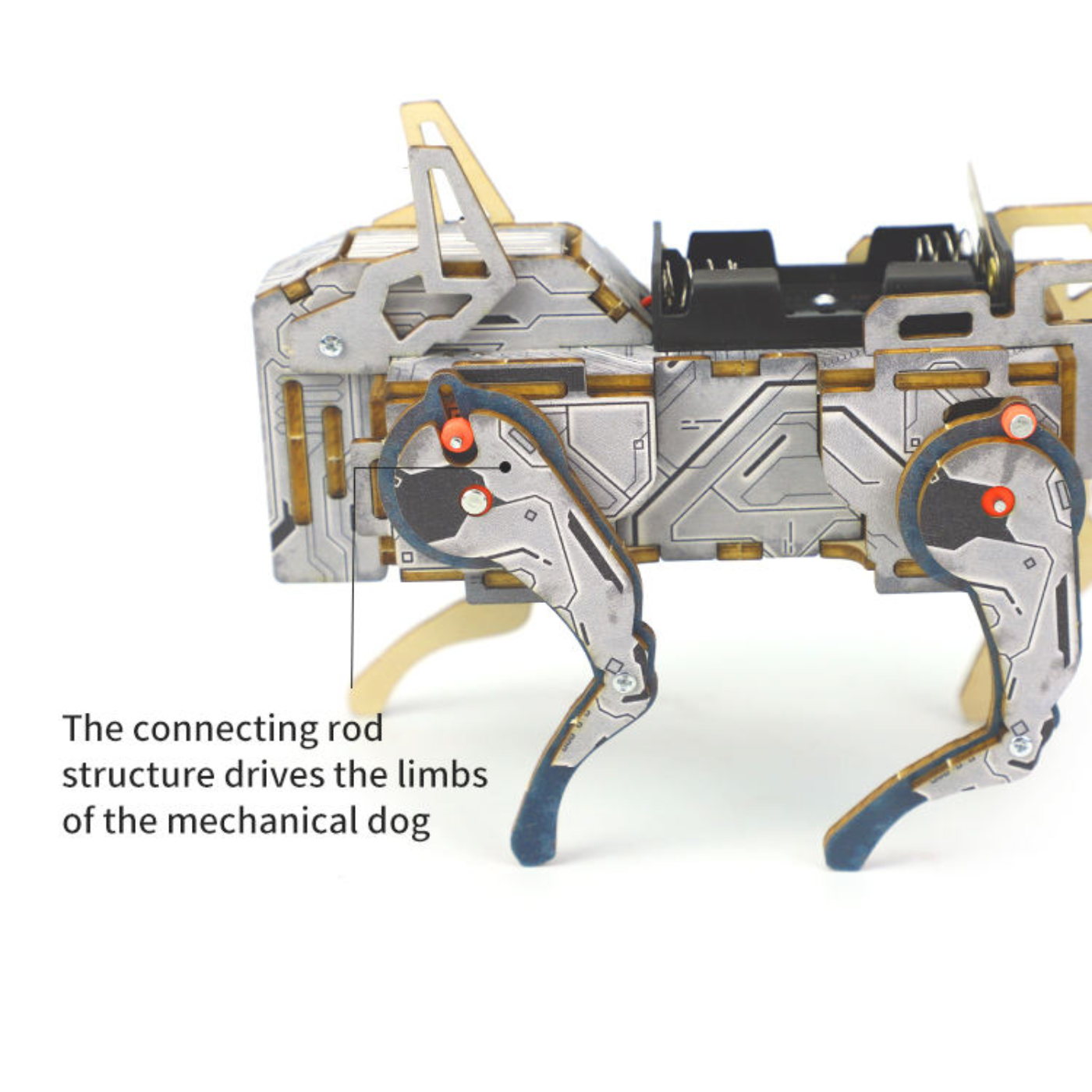 Pludo Voice Bot Dog DIY Kit – Learn Sound-to-Energy Conversion for Ages 14–18 | Grade 9–10 -DIY Kit -Pludo Education Kit -Robocraze