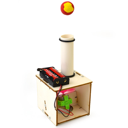 Pludo STEM Kit AirGlide – DIY Science Kit for Kids 11–14 | Grade 6–8 Bernoulli’s Principle Air Levitation Experiment -DIY Kit -Pludo Education Kit -Robocraze