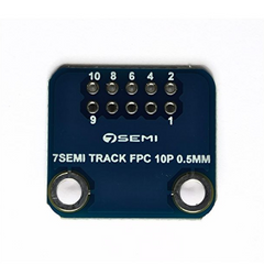 0.5mm FFC FPC Connector Breakout Board (10 Pin) -7Semi -Electronic Modules -Breakout Boards -Robocraze