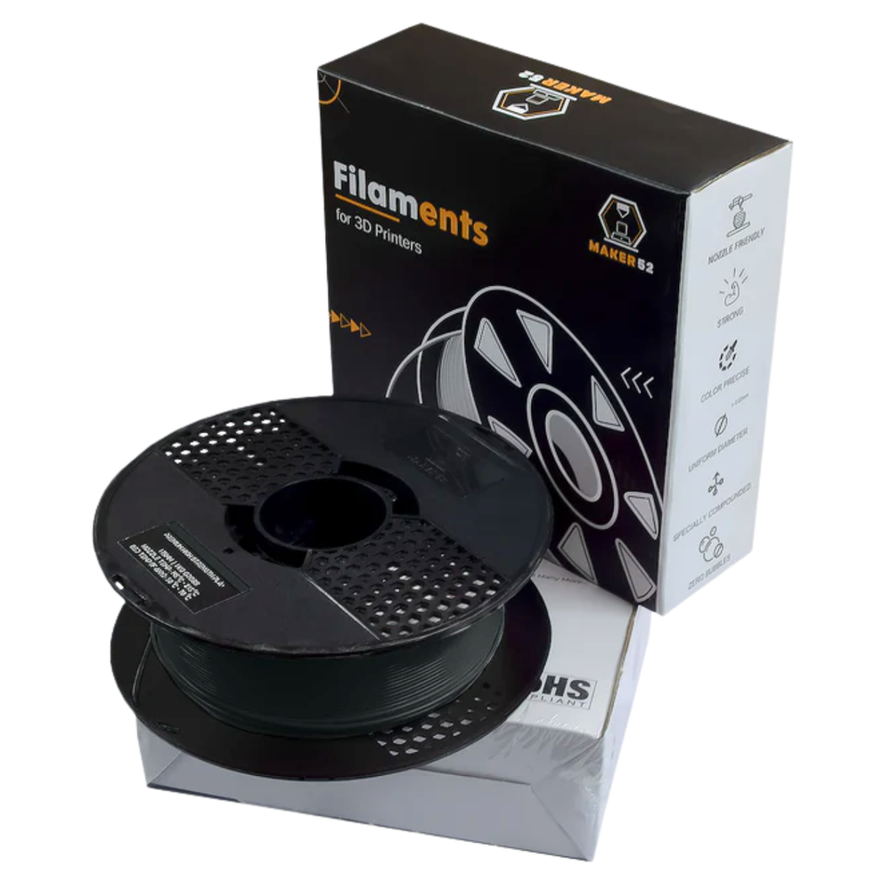 1.75mm HS PLA+ Filament Premium 3D Printer Material Midnight Grey Color -3D Printers/Pens -Filaments -Robocraze