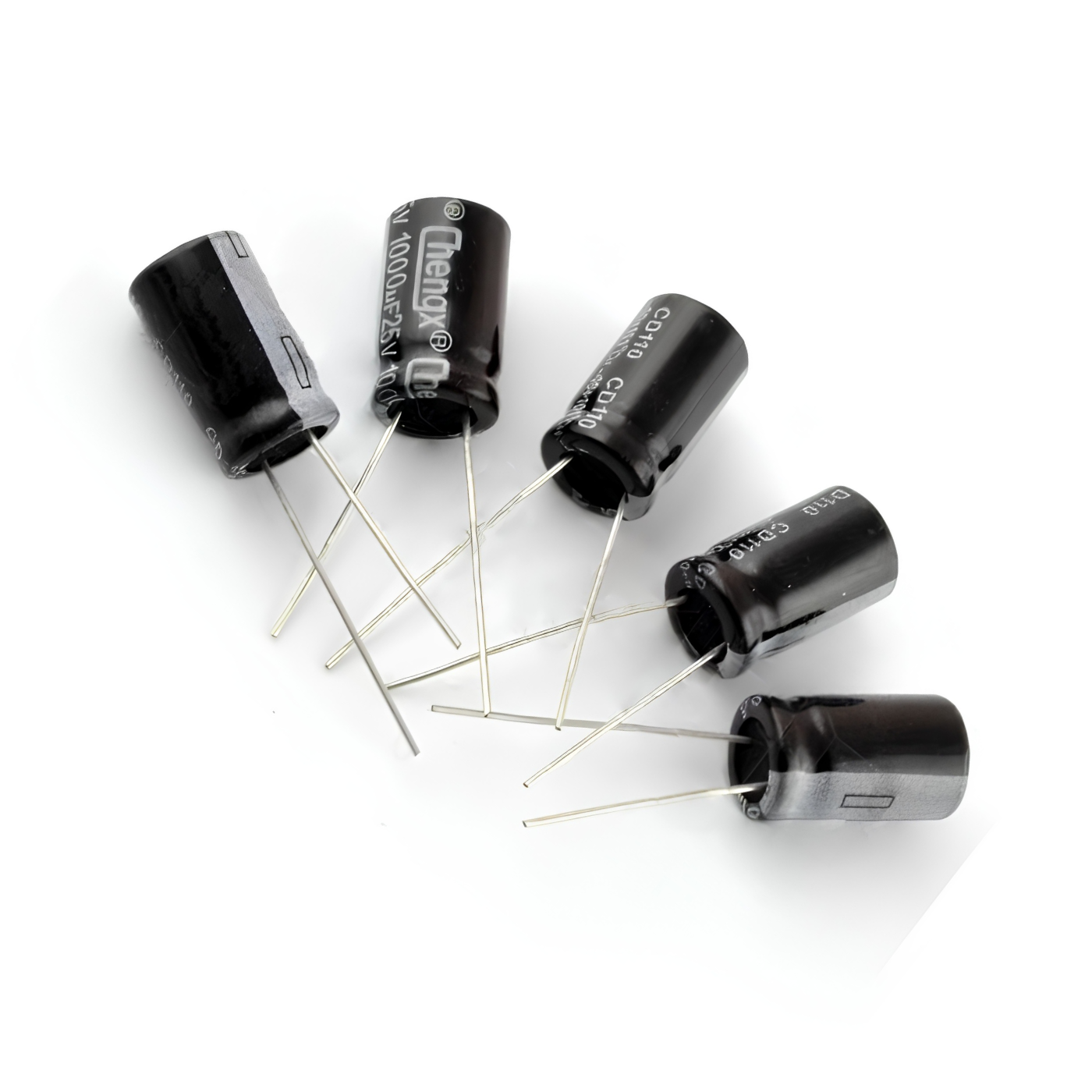 1000uF 25V Electrolytic Capacitor – Through Hole DIP -Basic Components -Robocraze