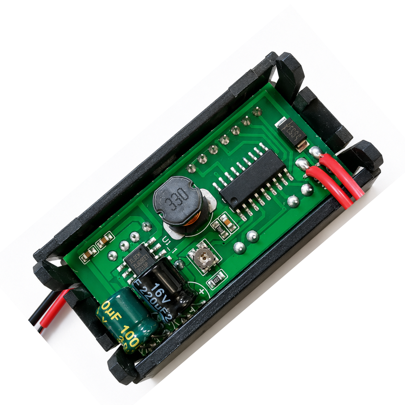 12V Dual USB Digital Voltmeter Panel Module -Electronic Components -Multimeter -Robocraze