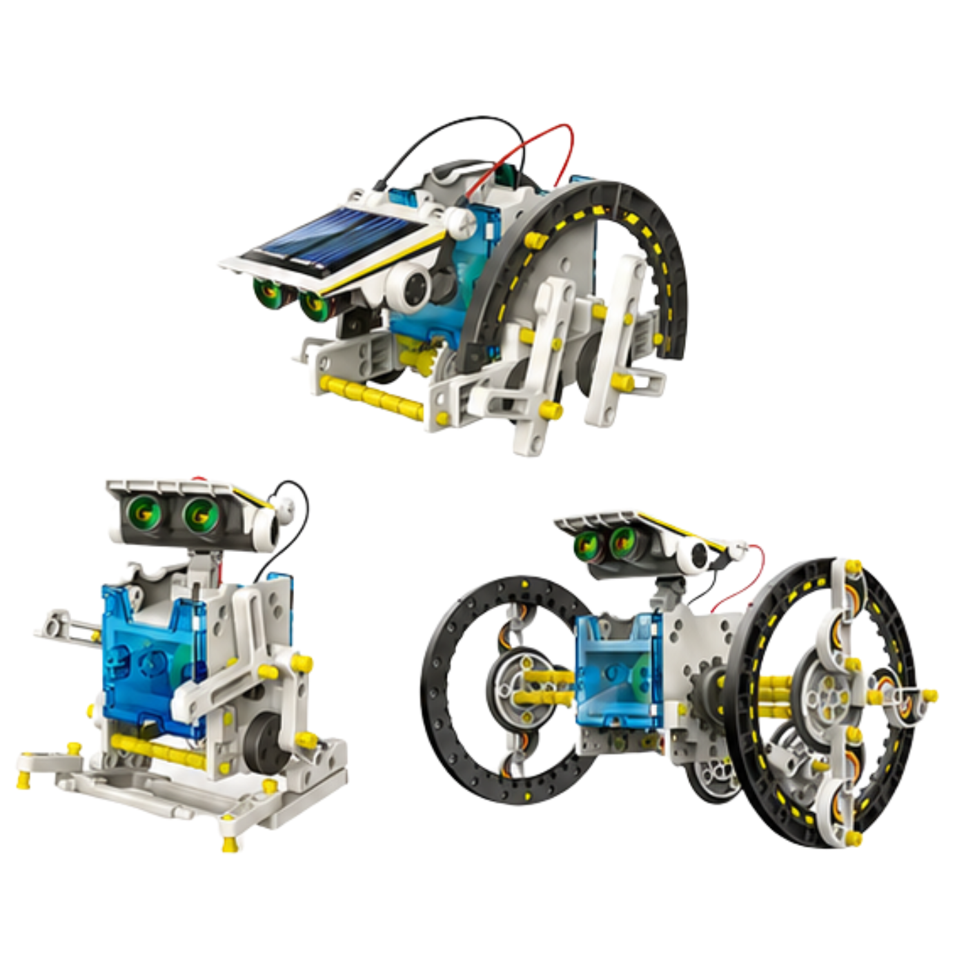 14-in-1 Educational DIY Solar Transformers Robot Toy – Eco-friendly DIY Kits, STEM Kits, Robot Kits -Robocraze