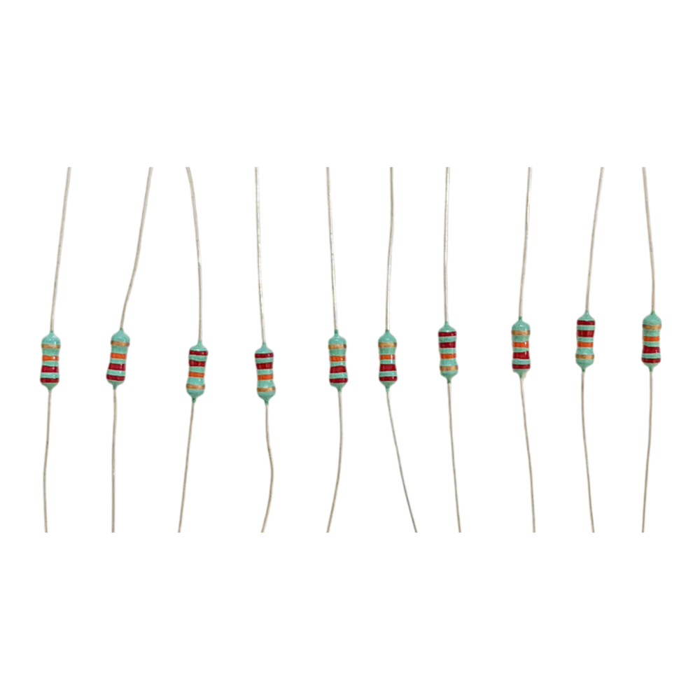 22k ohm Metal Film Resistor - pack of 10 -Basic Components -Resistors -Robocraze