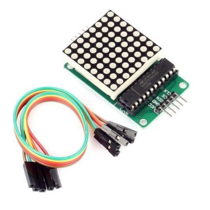 MAX7219 8x8 LED Dot Matrix Display Module - Robocraze