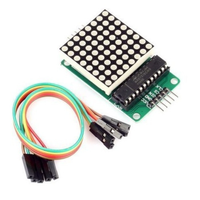 MAX7219 8x8 LED Dot Matrix Display Module – Scrolling text & animations for Arduino. -LED Display -Robocraze