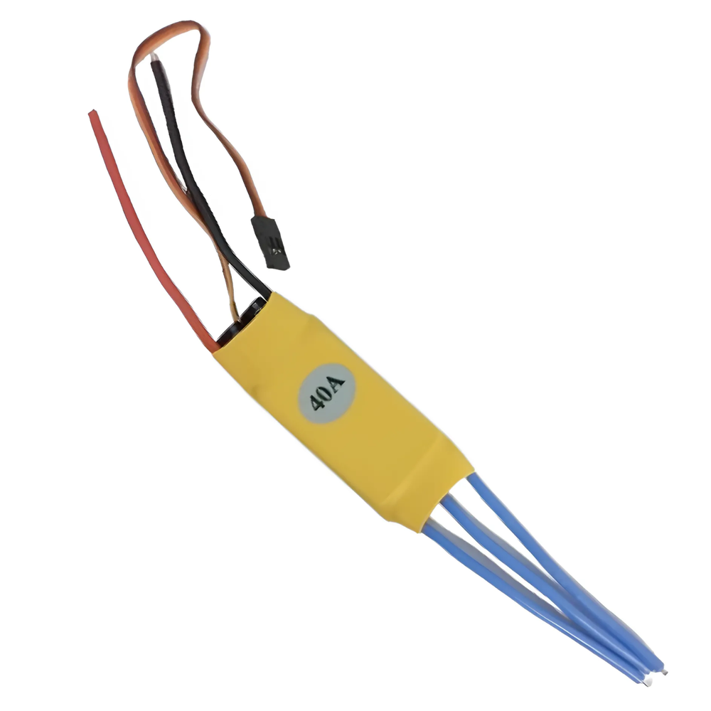 40A Brushless Motor ESC Speed Controller with Connector for Drones -Drone Parts -ESC -Robocraze