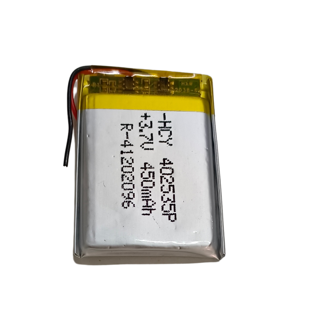 450mAh 3.7V LiPo Rechargeable Battery - Drone Parts - LiPO Batteries - Robocraze