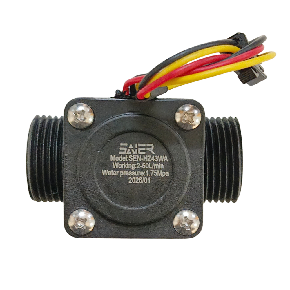 3/4 Inch Water Flow Sensor SEN-HZ43WA – Industrial-grade liquid flow sensor -Water Flow Sensor -Robocraze