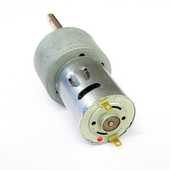 500 RPM 12V DC Johnson Geared Motor (Grade B) -Motors & Mechanical -Johnson Motor - Grade B -Robocraze