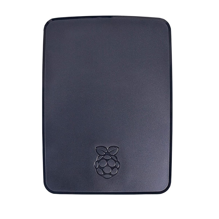 Official Raspberry Pi 4 Case Black & Grey – Sleek Official Raspberry Pi Case for Pi 4 with heat dissipation. -Robocraze