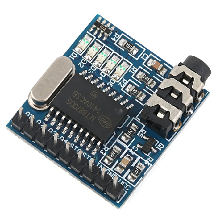 MT8870 DTMF Voice Decoding Module – MT8870 decoder for dual-tone signal detection. -DTMF Decoder -Robocraze