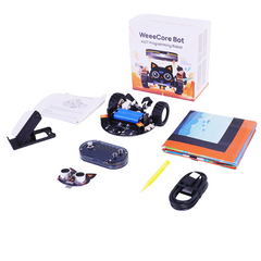 WeeeCore Bot AIOT Voice Programming Robot – Innovative DIY Kits, STEM Kits, and Robot Kits for AIOT learning - Robocraze