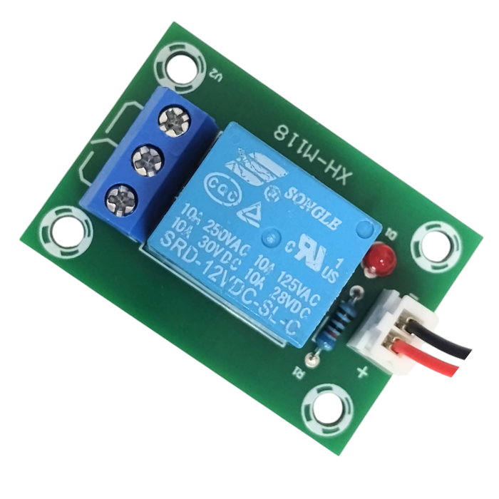 12V 1 Channel Relay Board – Single-channel 12V relay board for control applications. -Relay Module -Robocraze