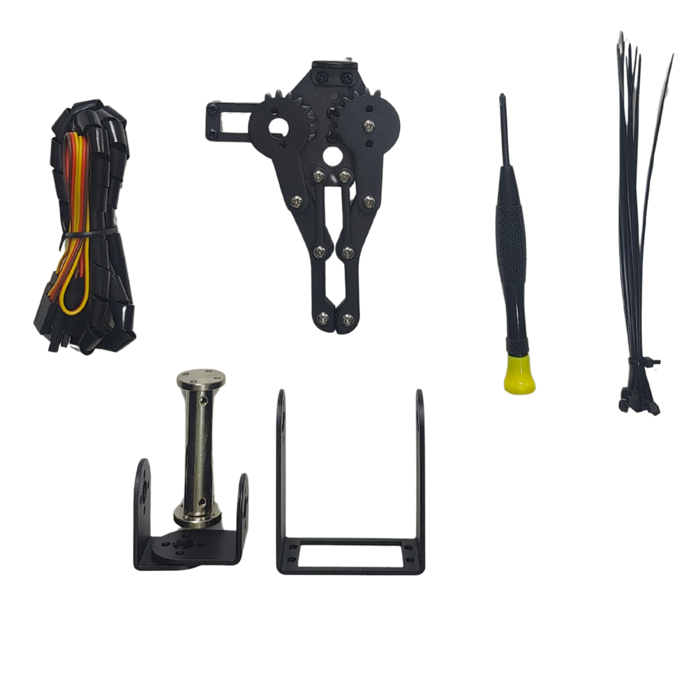 6DOF Robotic Arm Metal Bracket Kit -STEM Kits -Robotic Kits -Robocraze