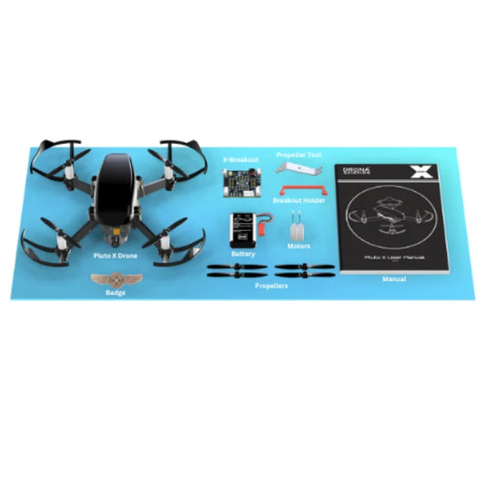 Pluto X Educational Nano DIY Drone Kit with Camera and WIFI for STEM Learning