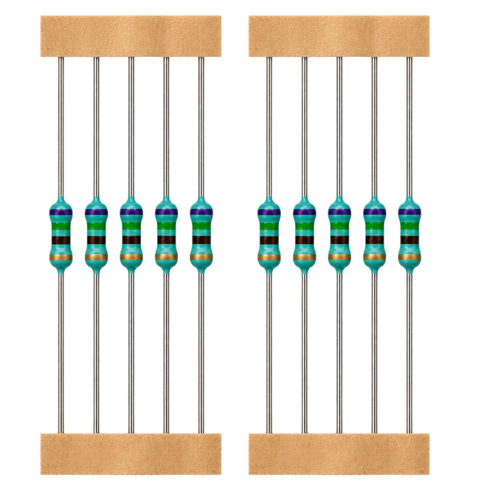 750 Ohm Resistors for Electronics Projects (Pack of 10) -Electronic Components -Basic Components -Robocraze
