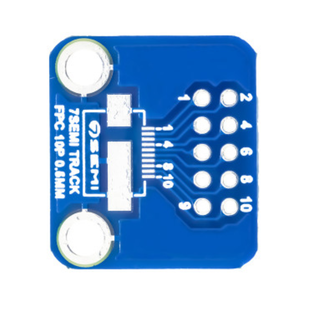 7Semi 0.5mm FFC FPC 10 Pin Adapter Board PCB Flexible Cable Breakout - Electronic Modules - Breakout Boards - Robocraze