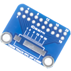 7Semi 0.5mm FFC FPC 20 Pin Breakout Board Adapter PCB -Electronic Modules - Breakout Boards - Robocraze