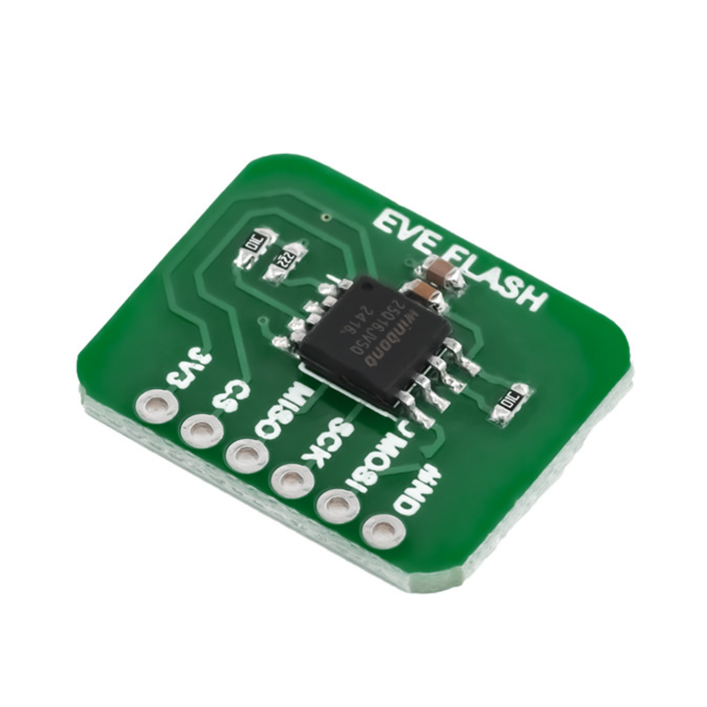 7Semi 16Mbit Serial Flash Memory SPI Breakout Board with W25Q16JVSSIQ - Electronic Modules - Breakout Boards - Robocraze