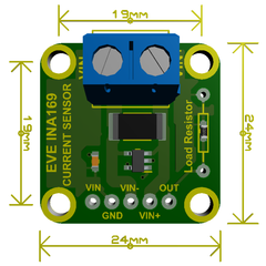 7Semi 5A Analog INA169 DC Current Sensor Breakout Module -Sensors -Current/Voltage Sensor -Robocraze