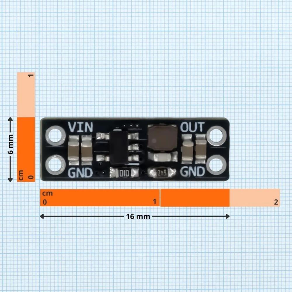 7Semi AP3428WT 1A DC-DC Buck Converter Step-Down Module -Batteries & Power Supply -Buck/Boost -Robocraze