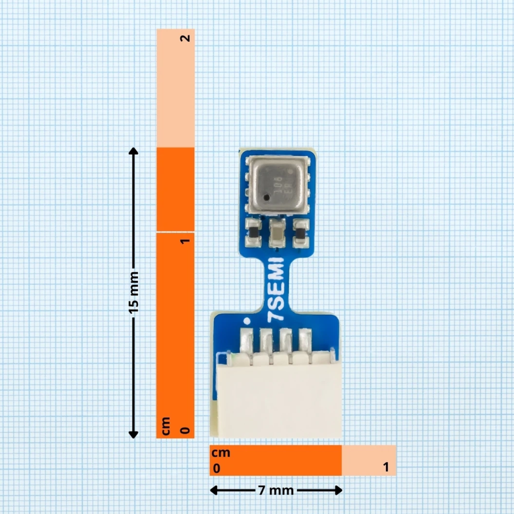 7Semi BME680 Temperature, Humidity, Pressure & Air Quality Sensor Breakout Board -Sensors -Temperature Sensors -Robocraze