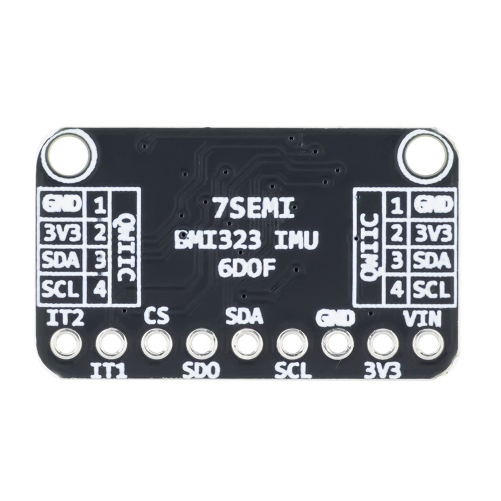 7Semi BMI323 IMU Breakout Board 6DOF Accelerometer Gyroscope Qwiic SPI I2C - Electronic Modules - Breakout Boards - Robocraze