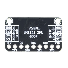 7Semi BMI323 IMU Breakout Board 6DOF Accelerometer Gyroscope Qwiic SPI I2C - Electronic Modules - Breakout Boards - Robocraze
