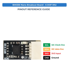 7Semi BMI330 6-Axis IMU Nano Module Accelerometer & Gyroscope with I²C/SPI -Sensors -Accelerometers & Gyro Sensors -Robocraze