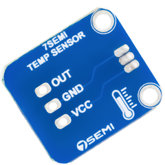 7Semi DS18B20+ 1-Wire Digital Temperature Sensor Breakout Board with 3Pin Connector -Electronic Modules - Breakout Boards - Robocraze